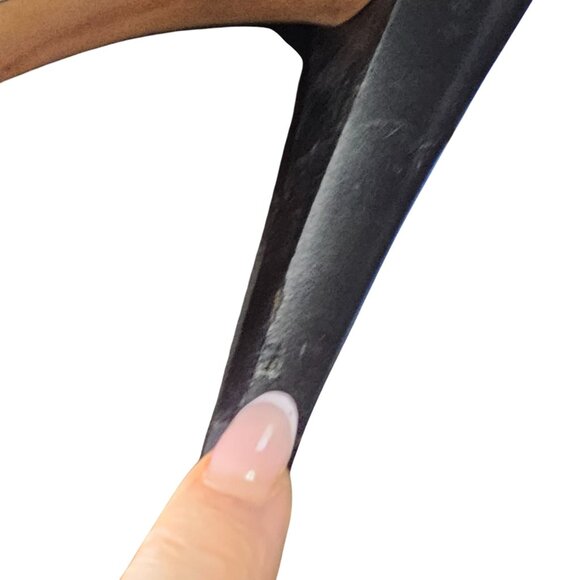 Black Leather Booties With Side Zipper & 4-Inch Heels By Via Spiga size 9 - Picture 7 of 10